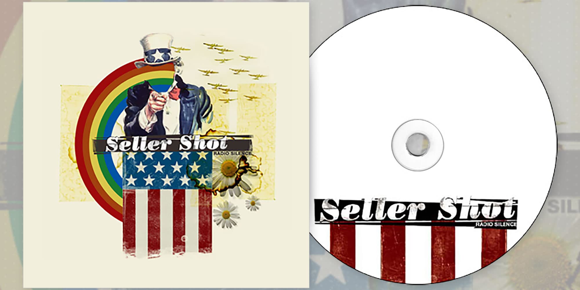Seller Shot – Radio Silence CD packaging